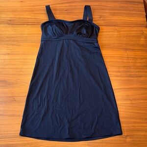 Athleta Black Swim Dress 32D/DD